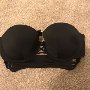 Black Victoria’s Secret swim top